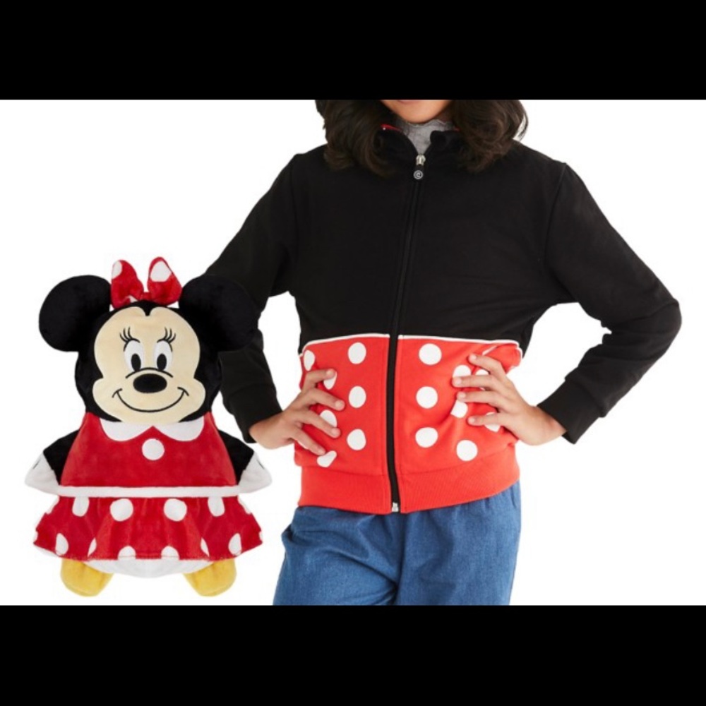 Minnie Mouse cubcoats Jacket plus a Plush toy all in one